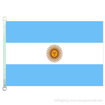 100% polyster 90*150CM Argentina banner Argentina flags